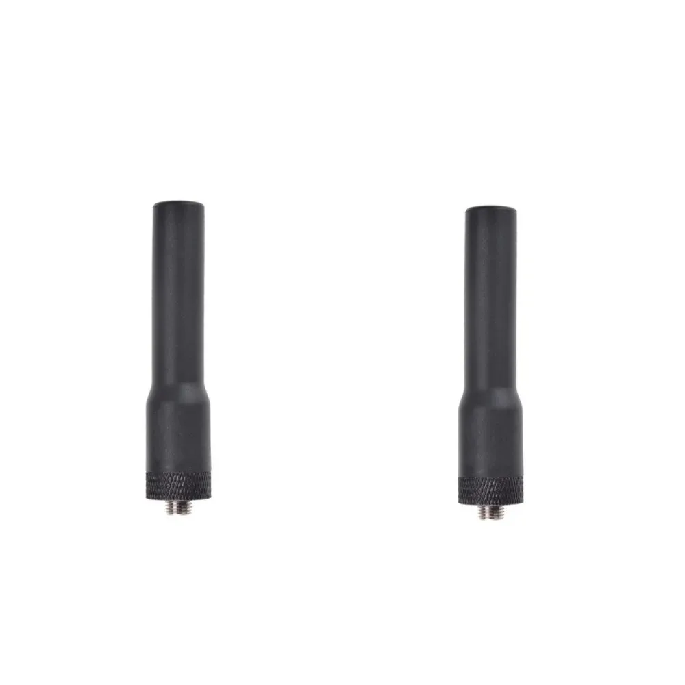 Antena de SF-20 para walkie-talkie, antena corta femenina UV de dos segmentos, suave para el pulgar