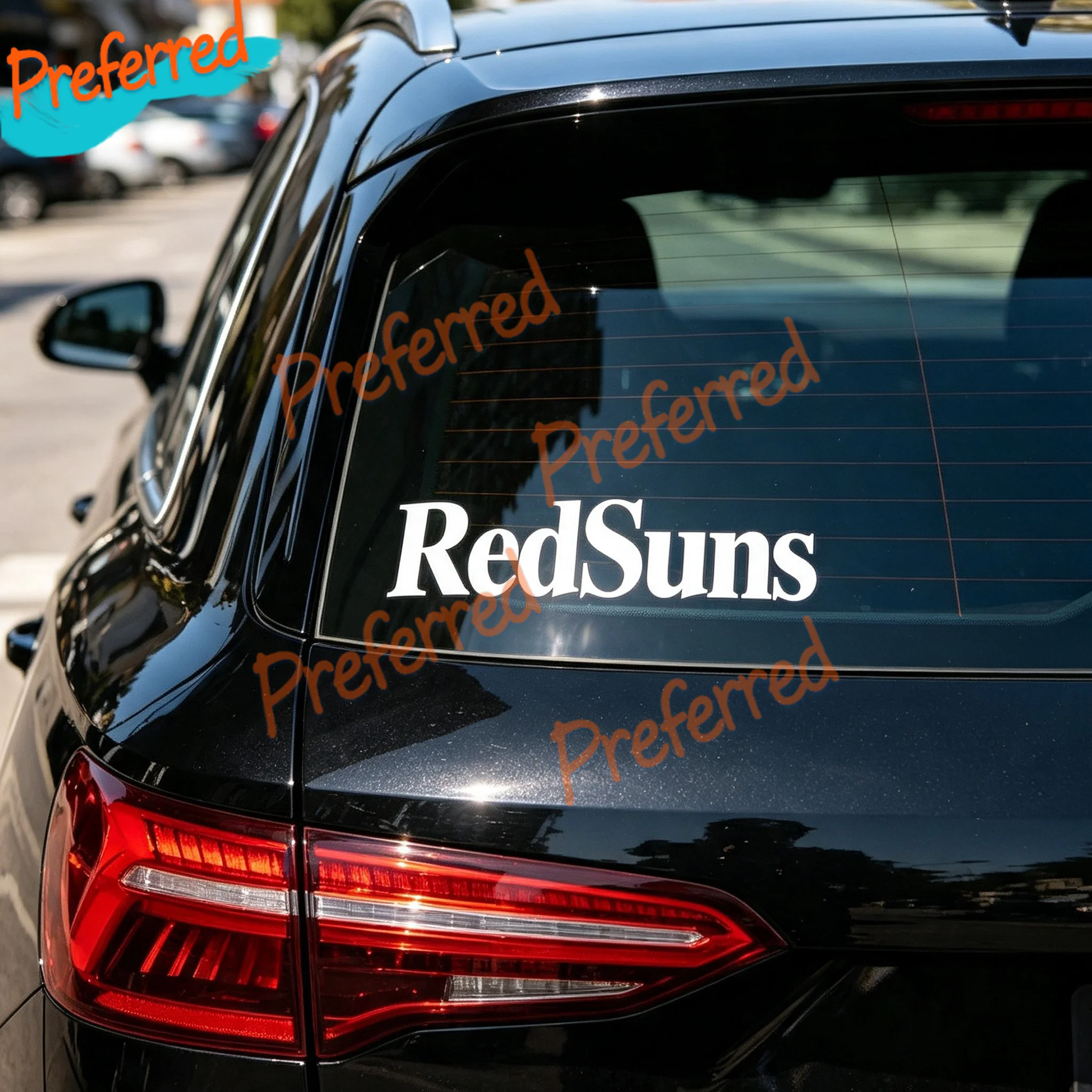 2x Aufkleber RedSuns Stickers Decals Car Bike Boat Quad JDM Drift Stance Die Cut Decal - Customizable in Any Sticker Size