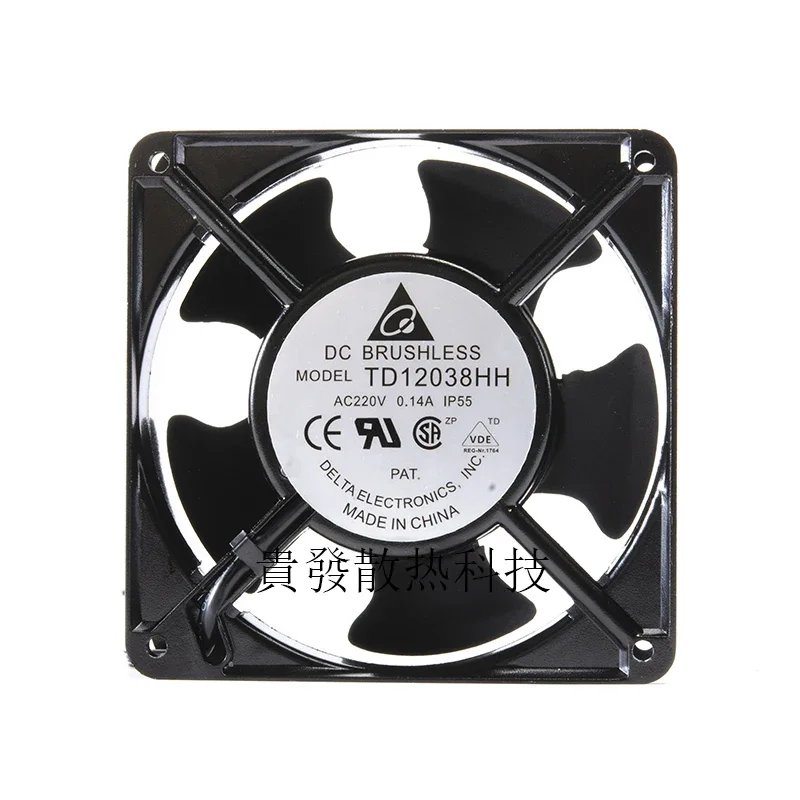 TD12038HH delta fan 12cm 12038 AC 220V 0.14a industrial axial cooling fan