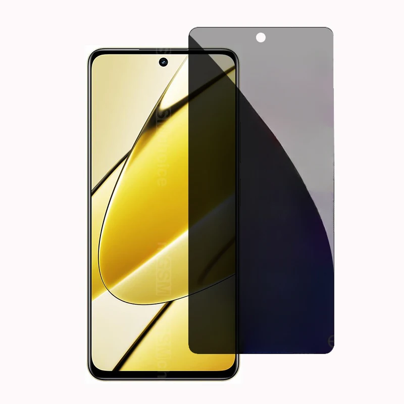 Anti Spy Tempered Glass for OPPO Realme 11 5G Privacy Screen Protector Full Cover Protective Film Cover