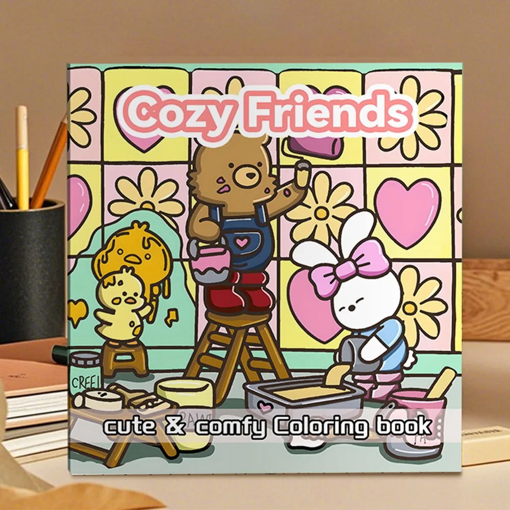 كتاب تلوين كرتوني هدية رسم تعليمية كتاب رسم جرافيتي لتخفيف التوتر لعبة رسم مونتيسوري للبالغين والمراهقين #1