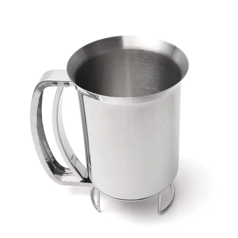 【ABFS】Handheld Stainless Steel Batter Dispenser Cake Cupcake Dough Dispensers Kitchen Tool Baking Flour Paste Funnel