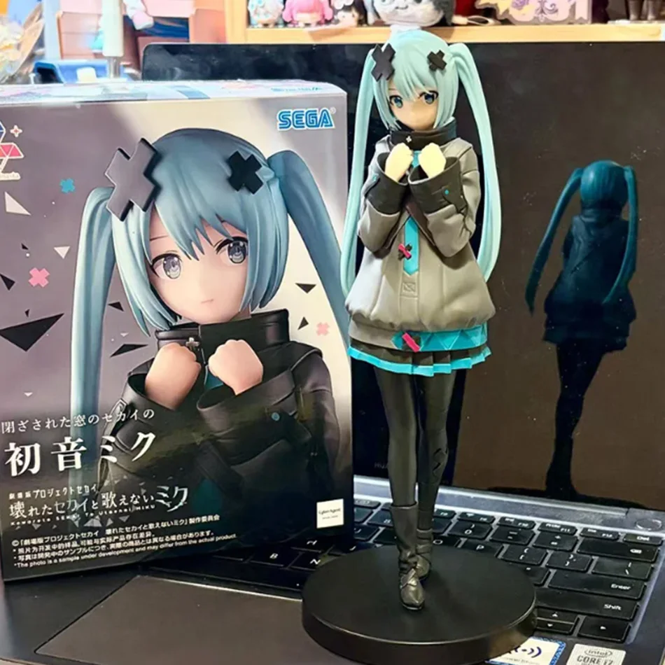 مرحلة سيجا الملونة الأصلية! الفيلم: ميكو الذي لا يستطيع الغناء لوميناستا هاتسون ميكو PVC الأصلي أنيمي نموذج لجسم اللعب هدية
