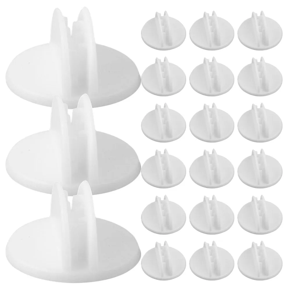 25Pcs Plastic Label Clips Versatile Self Adhesive Sign Holder for Retail Shops Fruit Stores Supplement Stores Small Signs