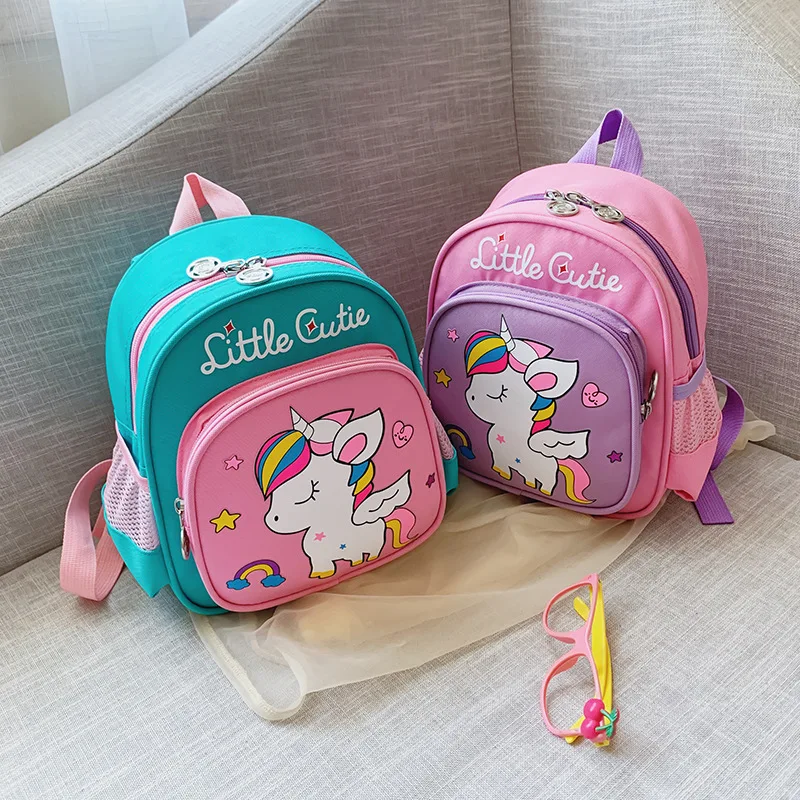 

Children's kindergarten schoolbag 3-5 years old preschool printed backpack cartoon cute girl's schoolbag burden relief backpack