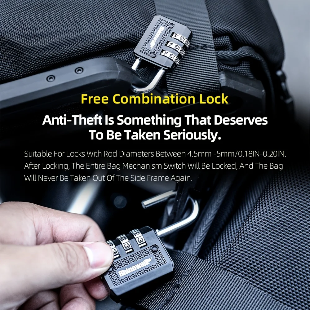

DGEVMotorcycle Side Bag Waterproof 35L 20L Quick Release Bike Saddle Pannier Travel Luggage Storage Riding Bag For BMW KTM