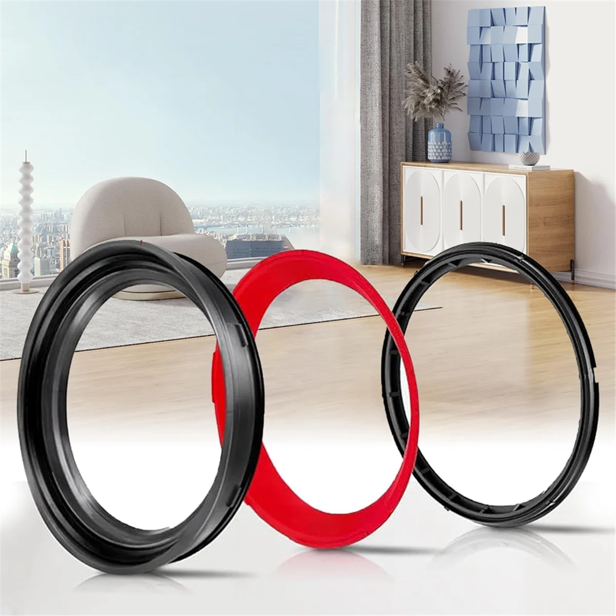 먼지통 상단 고정 씰링 링, 다이슨 더트 컵 교체, V10 SV12 와 호환 가능