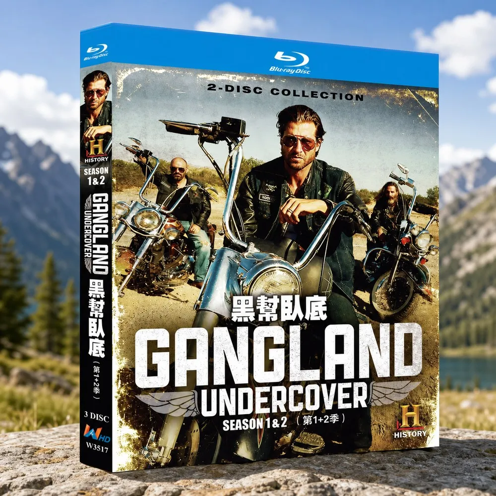 Blu-ray Ultra HD TV Series: Undercover Gangster Season 1–2 Box Set with Chinese and English Subtitles