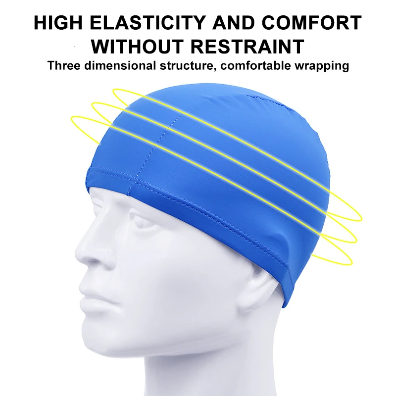 Swimming Caps Adults Kids Swimming Cloth Caps Protect Your Ears Without Stretching Your Head Swimming Caps Aquatic Sports Gear