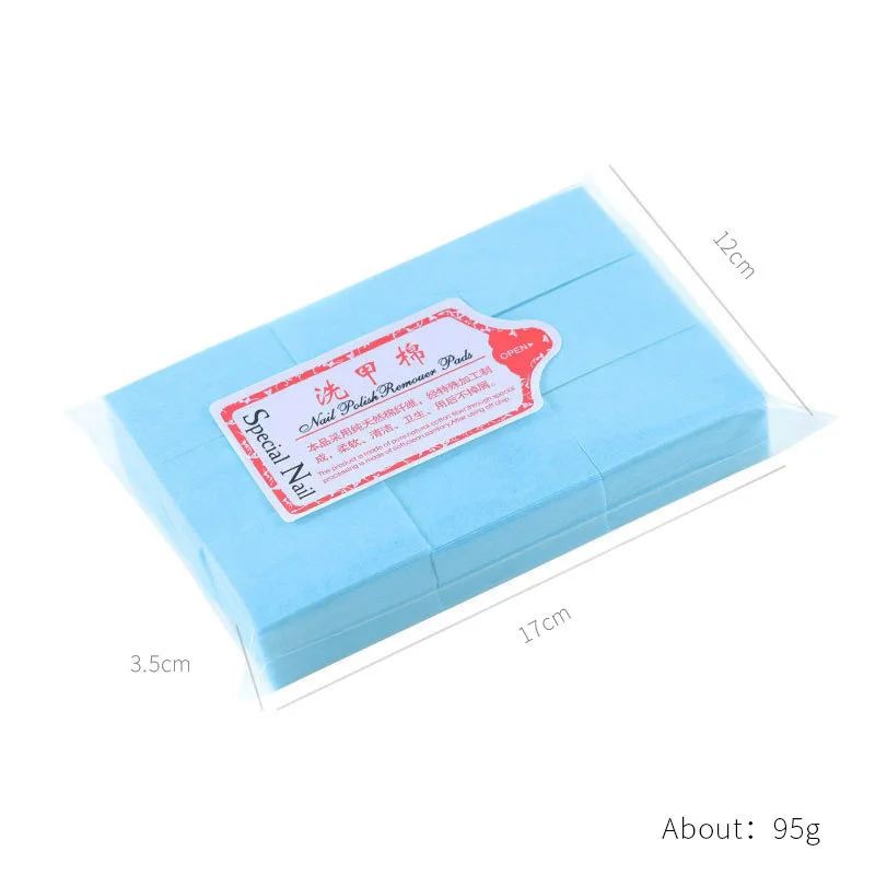 700 Pcs Nail Polish Remover Pads Lint-Free Cotton Wipes Nail Gel Acrylic Liquid Clean Wipes Cotton Pads Manicure Assit Tools
