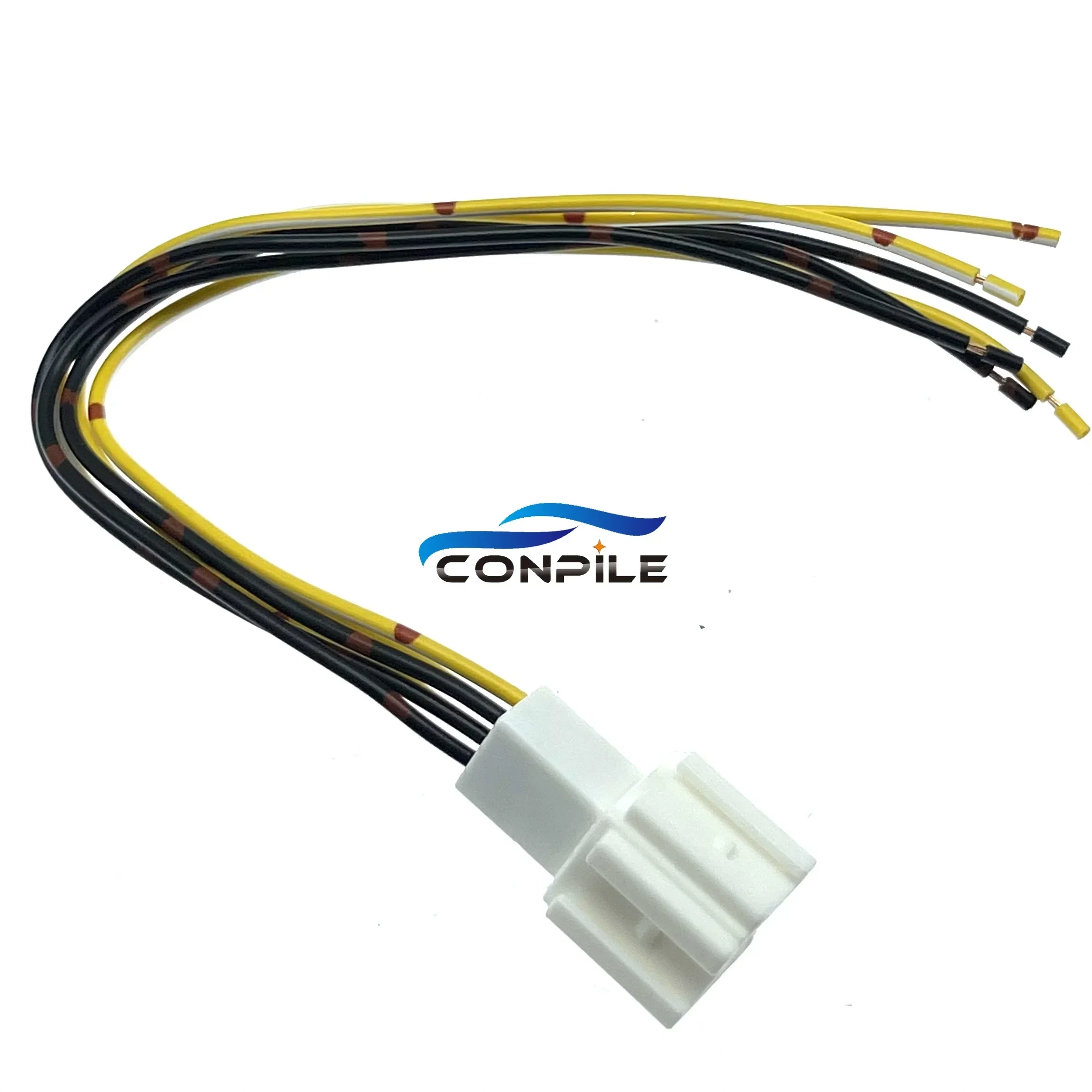 for Honda 10th Civic welcome pedal male female plug connector terminal extension cable wire line 2X3 6PIN  housing