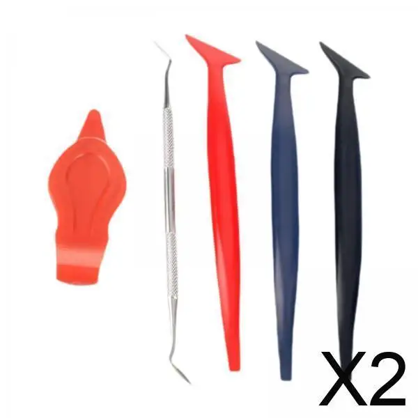 

Professional Plastic Car Vinyl Wrap Trimming Tool Flexible Edge Scraper for Auto Sticker Installing and Paint Protection