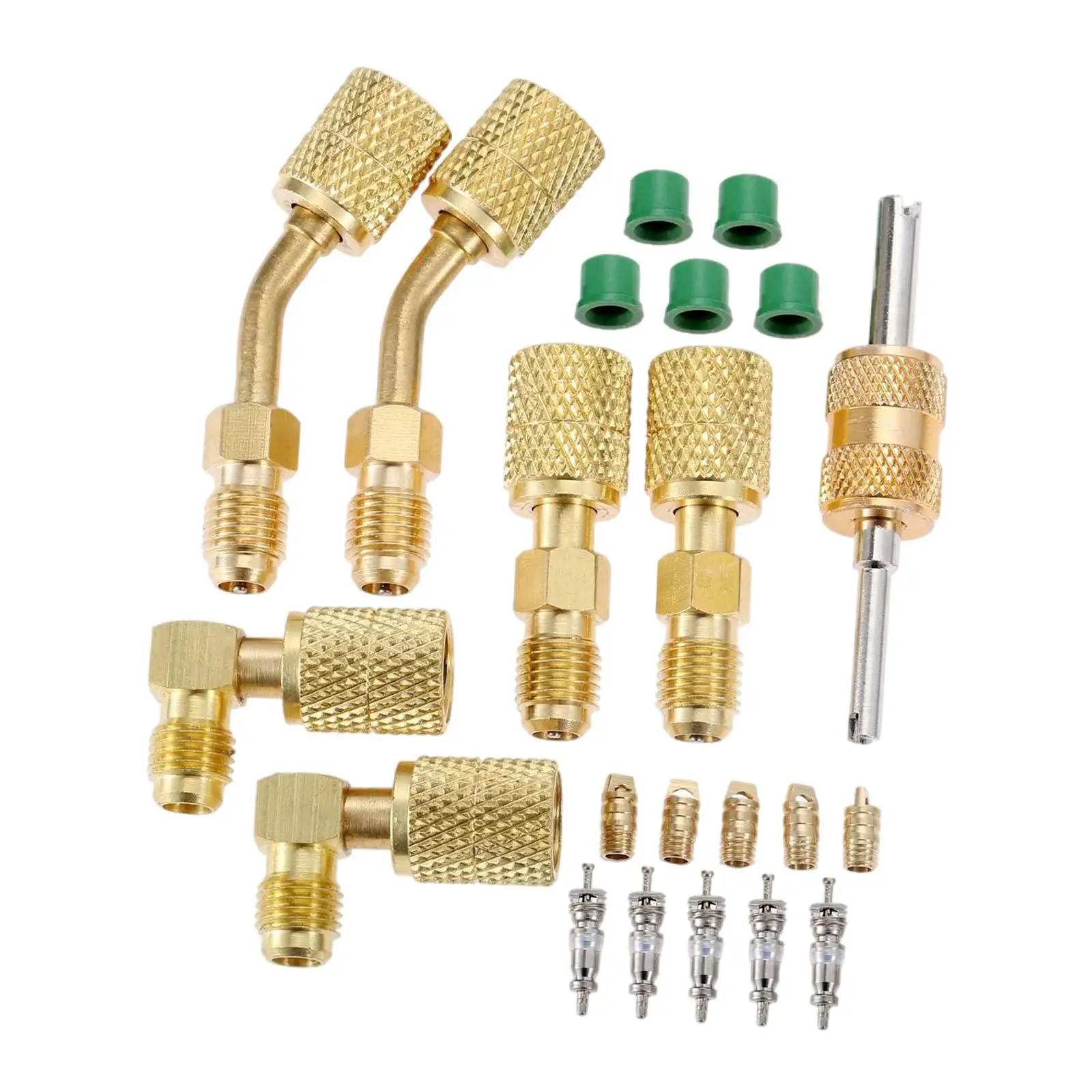 R410A Adapters Kit Praktisch Los het lekkageprobleem op voor Mini Split-systeem Vervang accessoires voor HVAC-koelservice