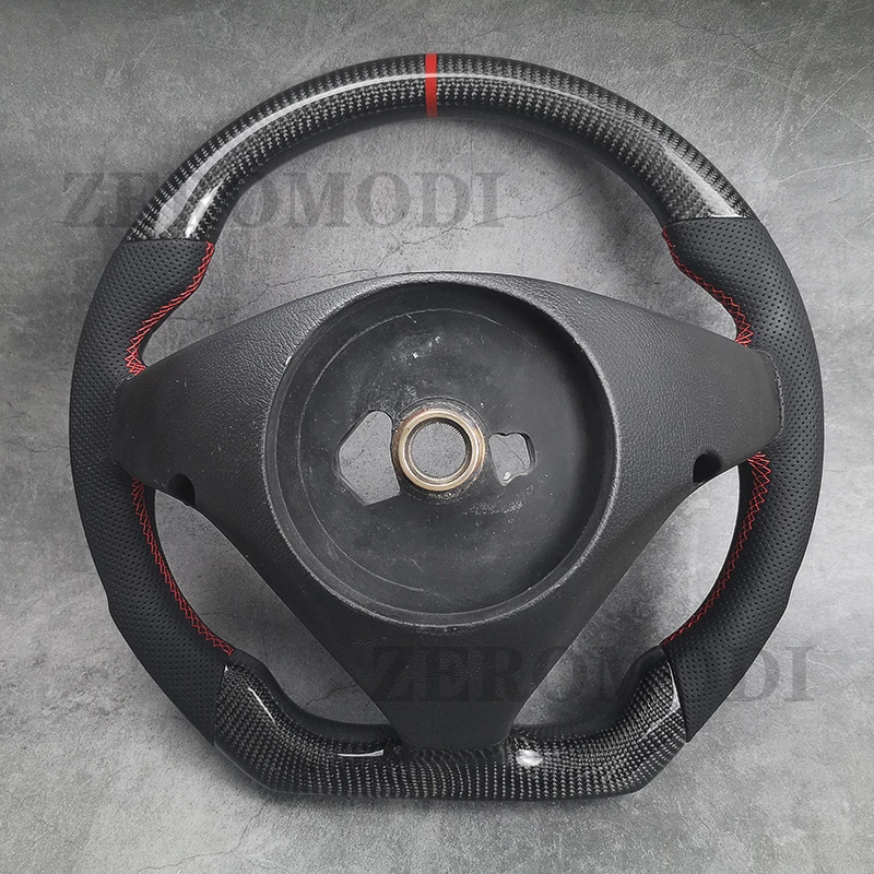 Carbon Fiber Racing Steering Wheel For Mercedes Benz C-Class W203 2004-2007 R171 SLK