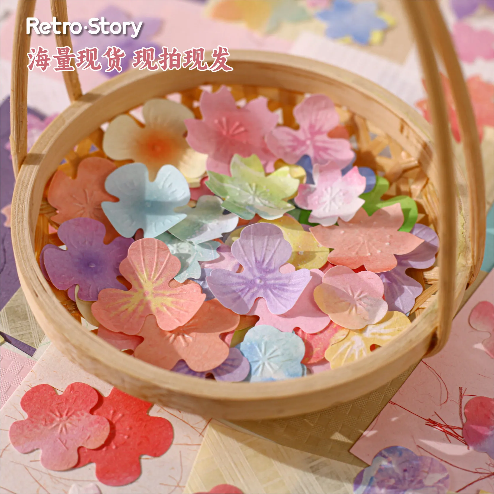 6packs/lot Memo Pads Material Paper Awakening Spring Collection Junk Journal Scrapbooking  Retro Background Decoration Paper