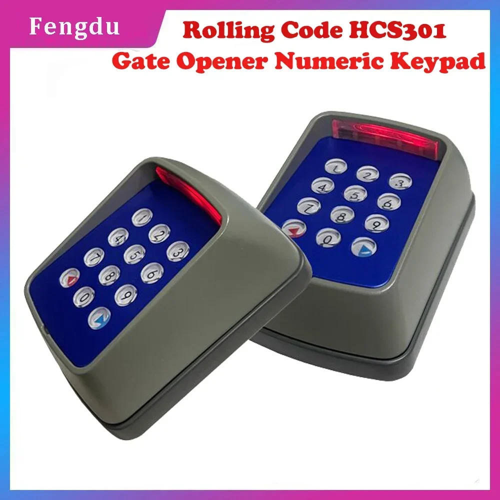 

Smart locks for doors keypad Door Access Control System 433MHZ Rolling Code Keypad for Entry Gate Wireless Keypad