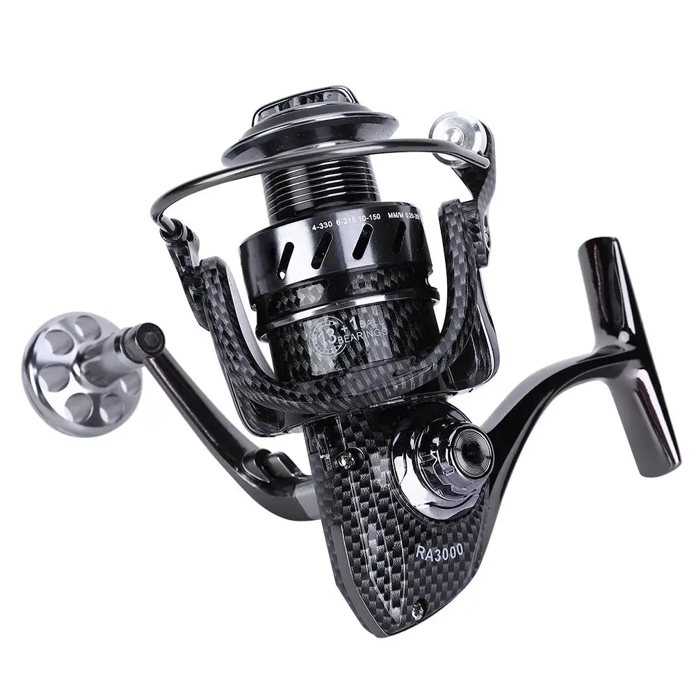 

13+1 Bearings All Metal Fishing Reel 5.5:1 Lightweight Folding Arm Saltwater Spinning Wheel Left/Right Hand Accessory