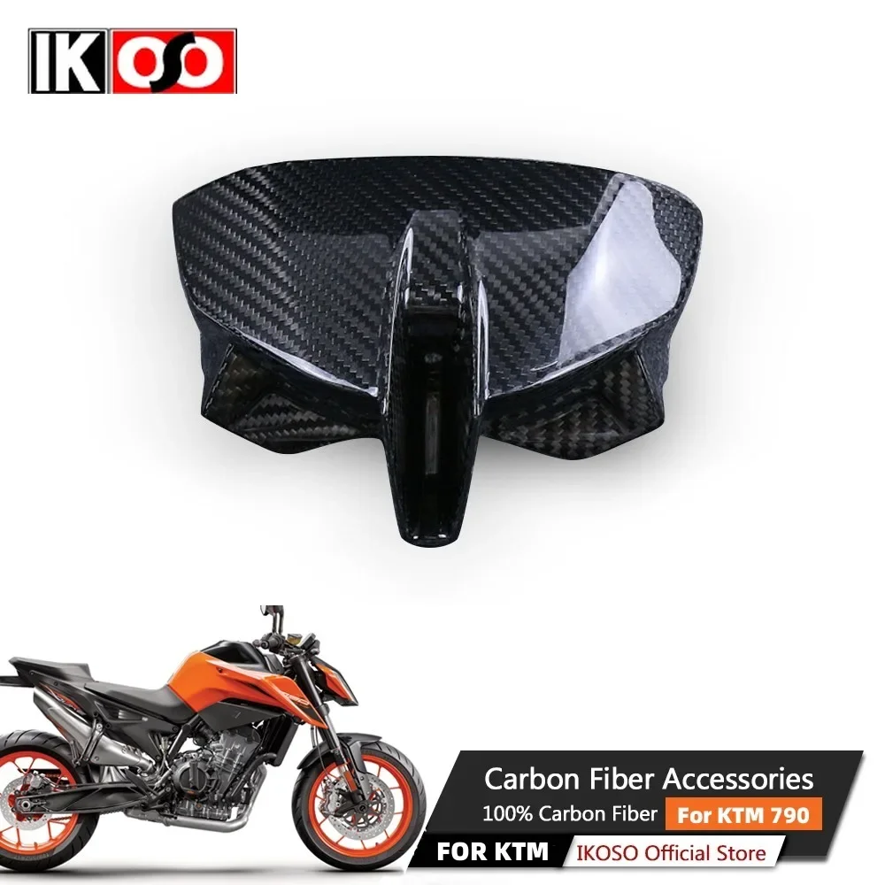 For KTM Duke 790 2018+ Motorcycle Modification Accessory 100% Pure Dry Carbon Fiber Small Wind Deflector Front Cover Fairing Kit