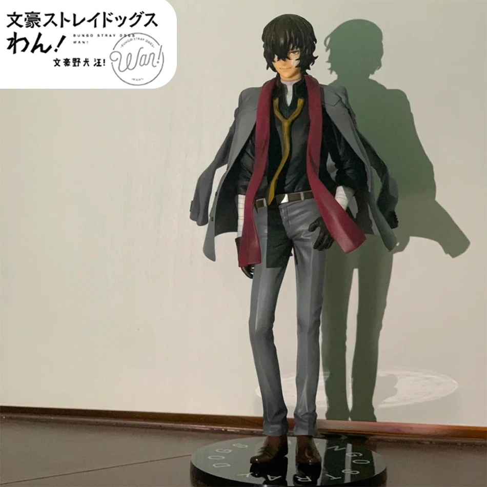 Figur Aksi Anime Jepang Osamu Dazai Bungo Stray Dogs, Koleksi Model PVC, Mainan Periferal, Hadiah