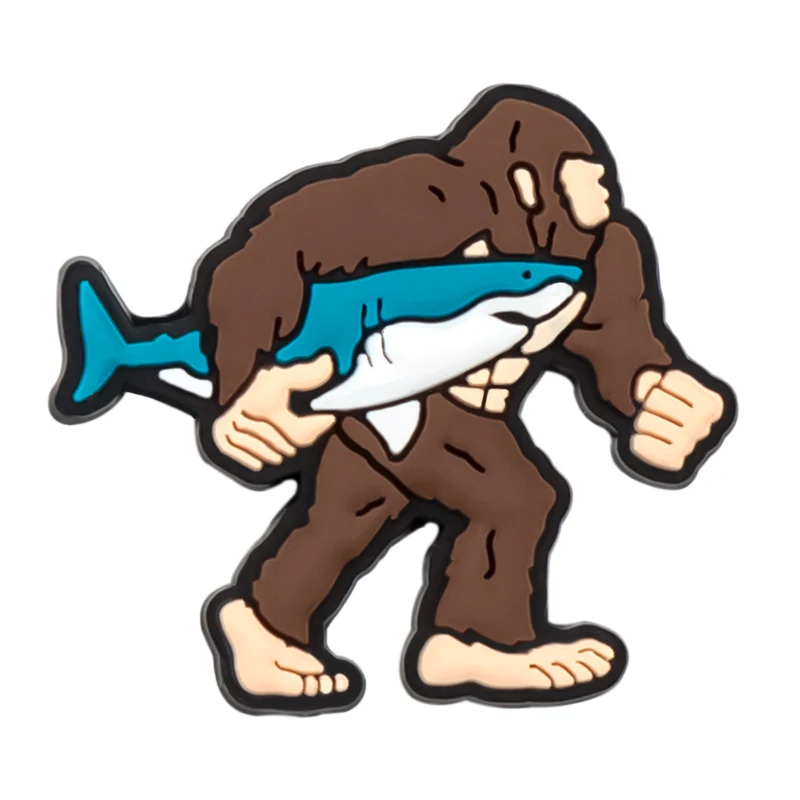 1/30 szt. Śmieszne Zwierzęta Pies Kaczka Kot Ozdoby do Butów dla Kobiet Dzieci PVC Pistolet Granat Turbina Akcesoria do Butów Dekoracja Pin Chodaki