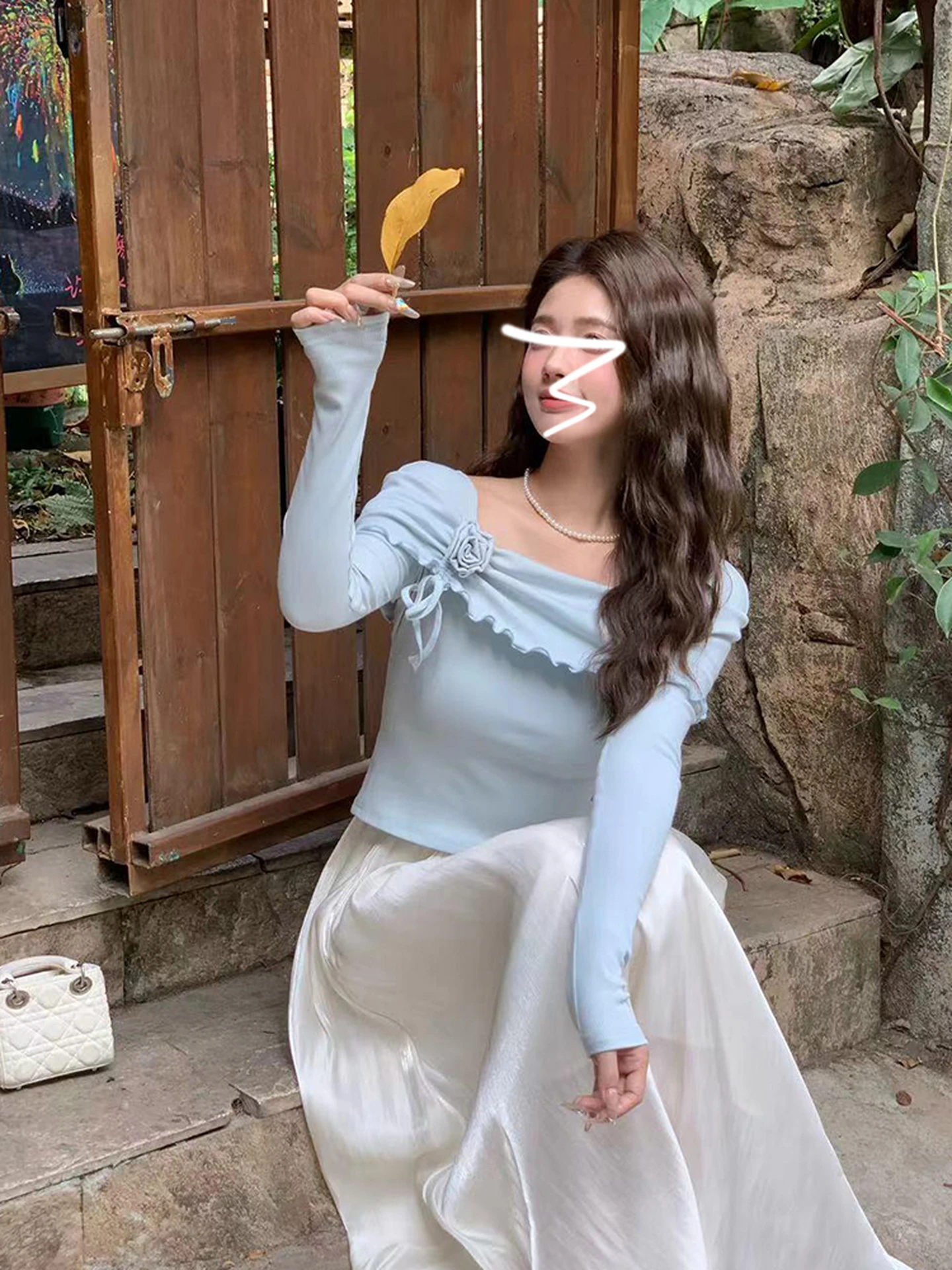 

Early Spring Tea Series Women's Faionable Two-Piece Set T-irt Midi Skirt Cute Sle Comfortable Fit for Daily Wear