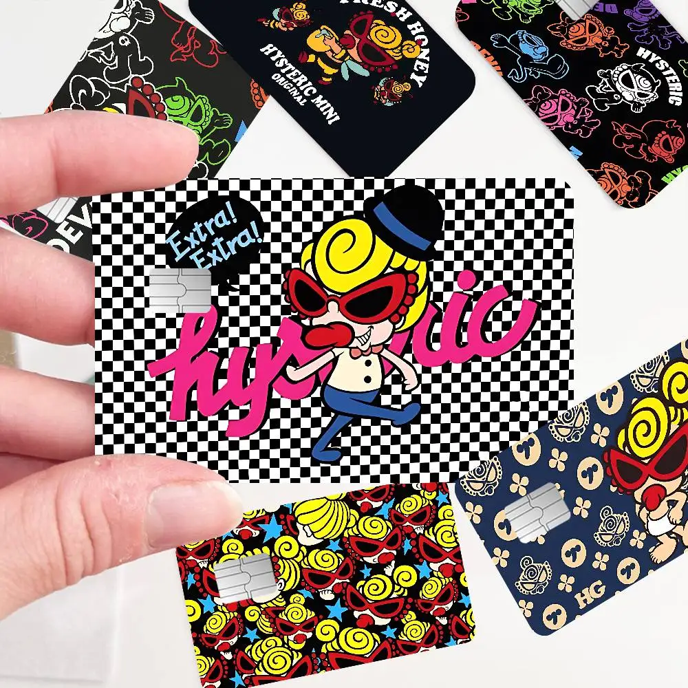 Japón moda histérica diferentes estilos pegatina de póker película cinta piel para tarjeta de crédito tarjeta de débito Chip grande