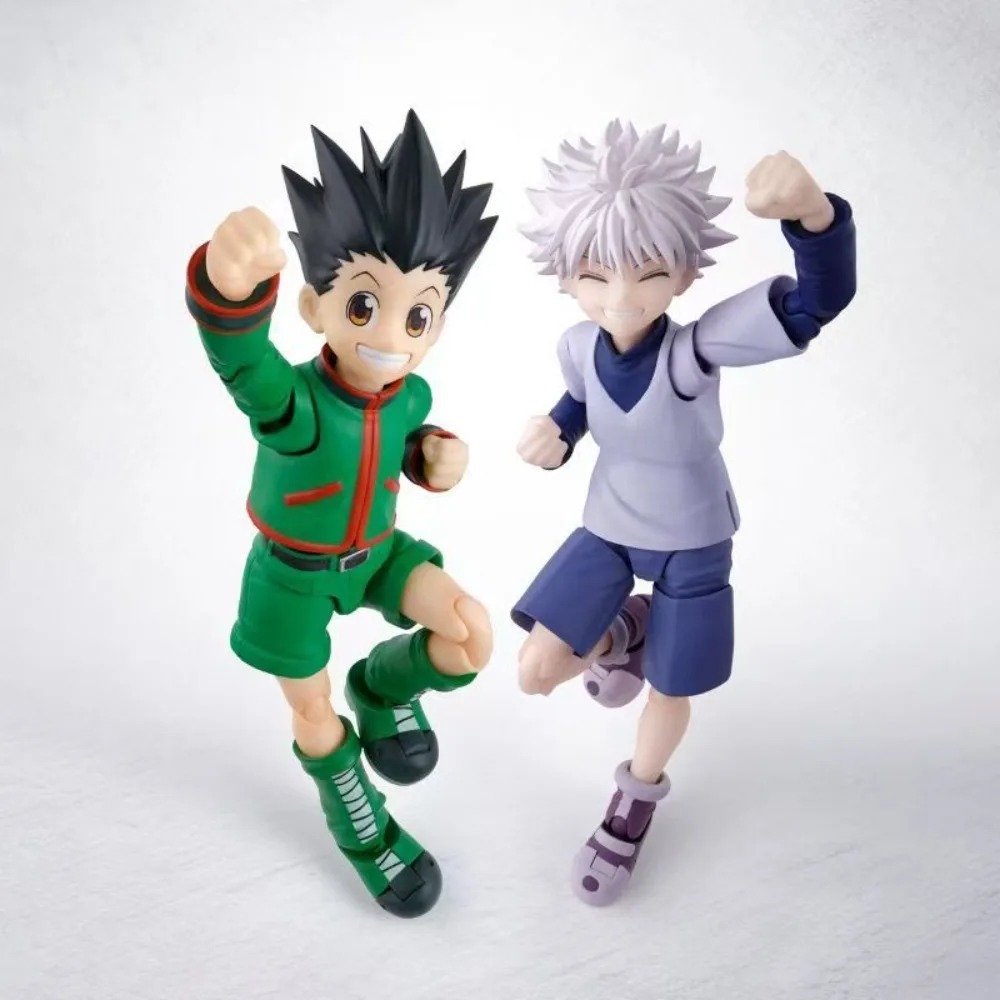 

В наличии оригинальная Bandai S.H.Figuarts SHF Hunter Hunter Killua Gon аниме фигурка модель игрушки праздничная коллекция куклы подарки