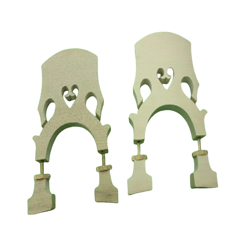 Maple Adjustable Double Bass Bridges, 1 Piece, 1/4 Size, Belgian Style, Free Shipping, New