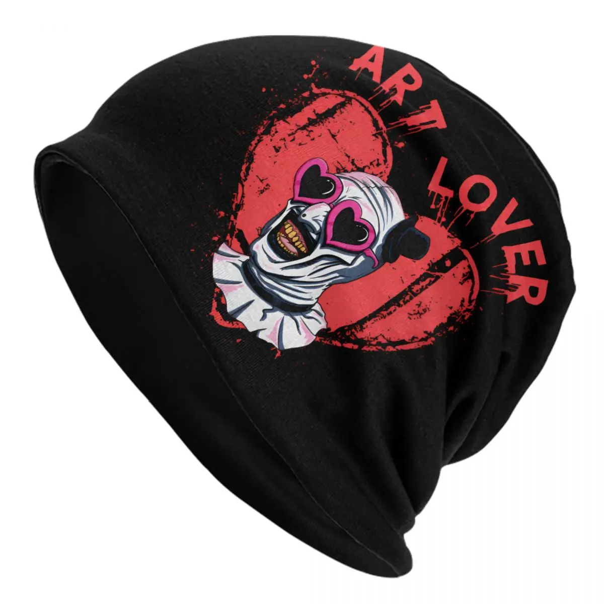 Custom Horror T-Terrifiers Halloween Love Skullies Beanies Caps Winter Warm Knitting Hat Men  Street Bonnet Hats Outdoor Ski Cap