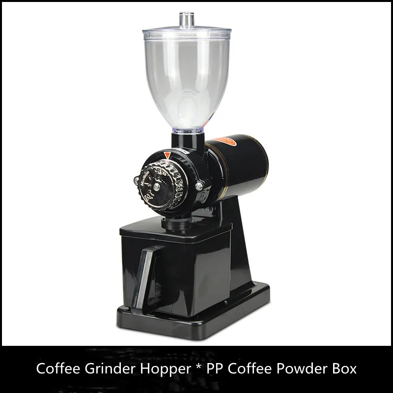 مطاحن القهوة الأوتوماتيكية مطاحن القهوة اليدوية التجارية 110 فولت/220 فولت الفولاذ المقاوم للصدأ مطحنة حبوب القهوة الكهربائية
