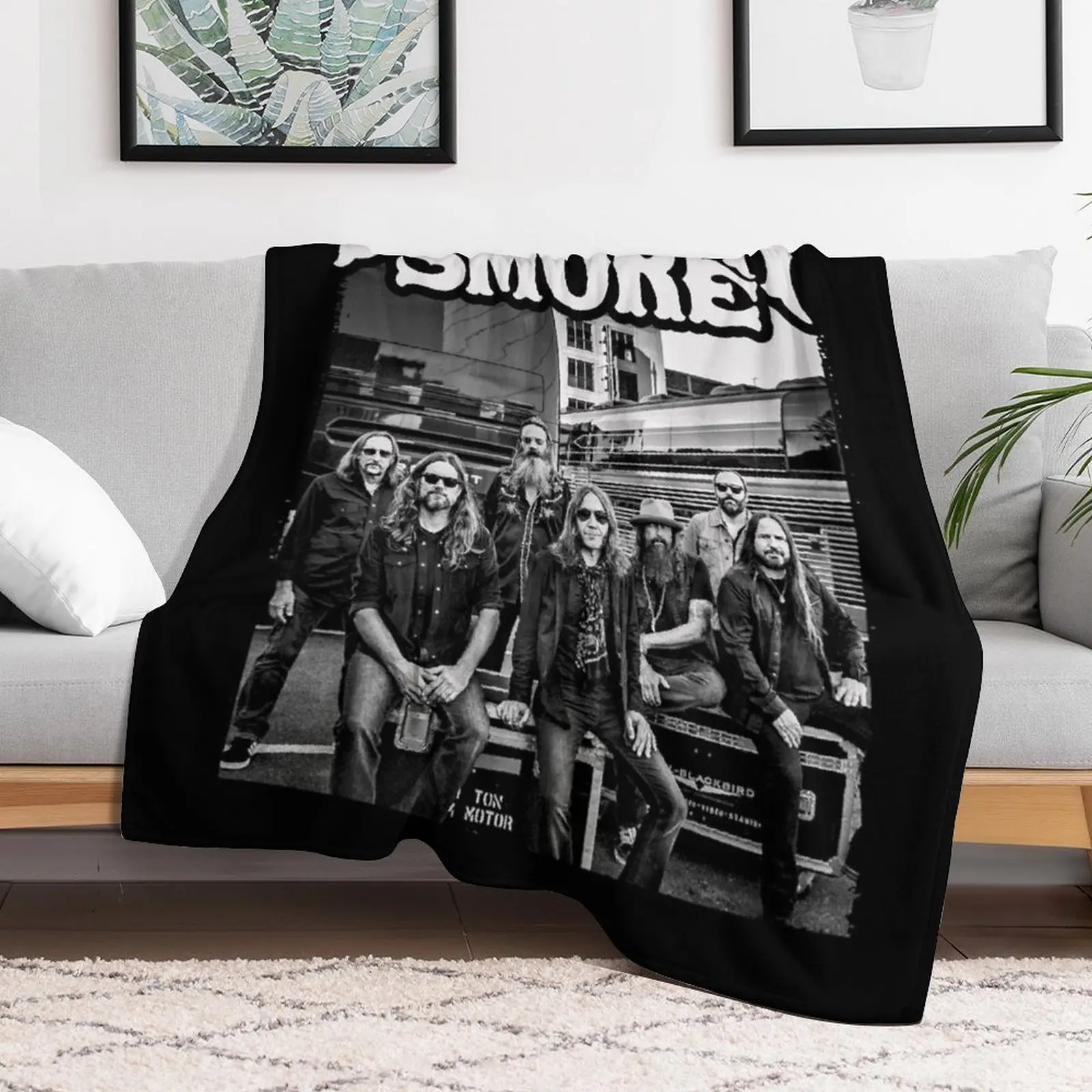 BLACKBERRY SMOKE Throw Blanket Camping Decoratives Beach Blankets