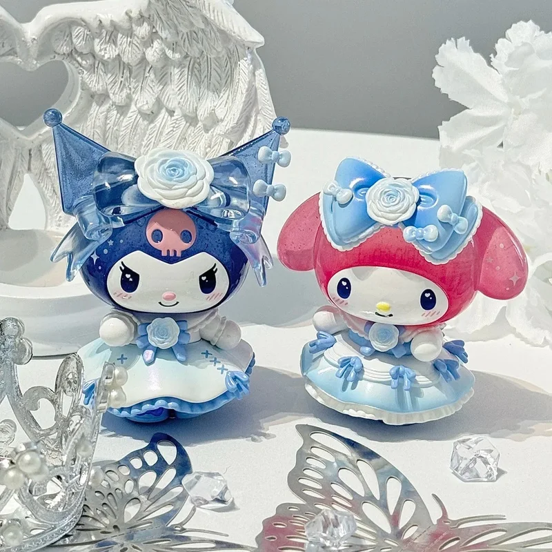 

Toptoy, новинка, горячая романтическая свадебная серия, Hellokitty Kuromi, слепая коробка, модная кукла, свадебный подарок на день Святого Валентина для коллекционеров