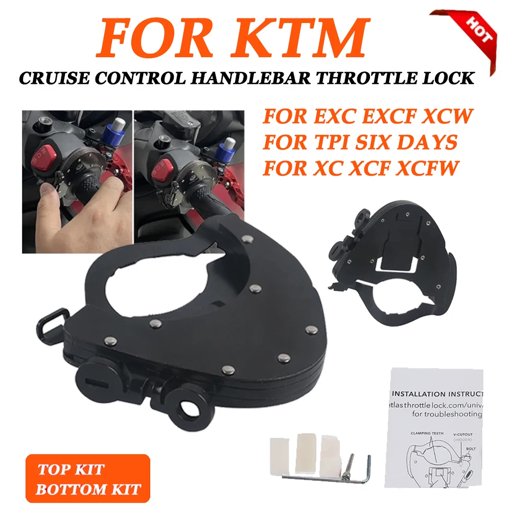 

For KTM EXC EXCF XCW XCFW TPI Six Days XC XCF 150 200 250 300 350 450 500 Motorcycle Accessories Cruise Control Throttle Lock