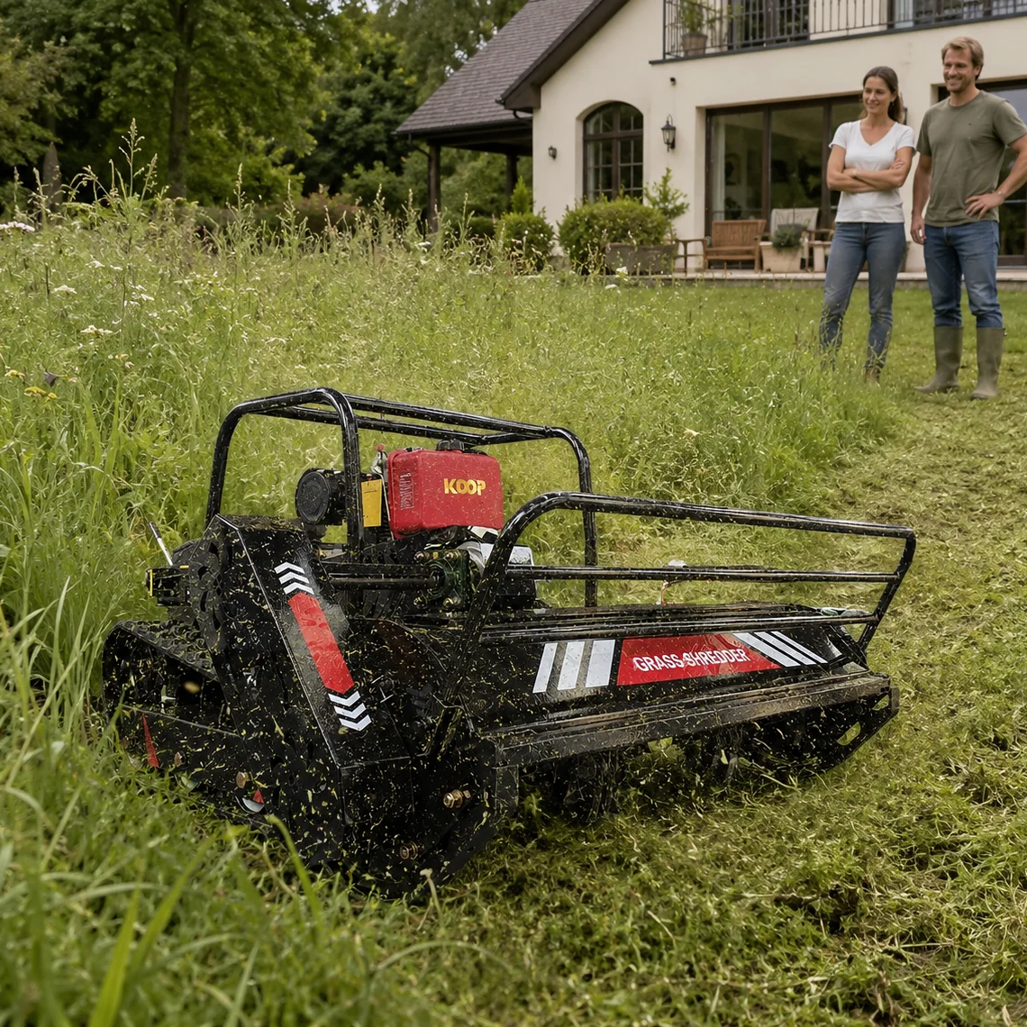 Smart Garden Box - Tondeuse à gazon sur chenilles intelligente