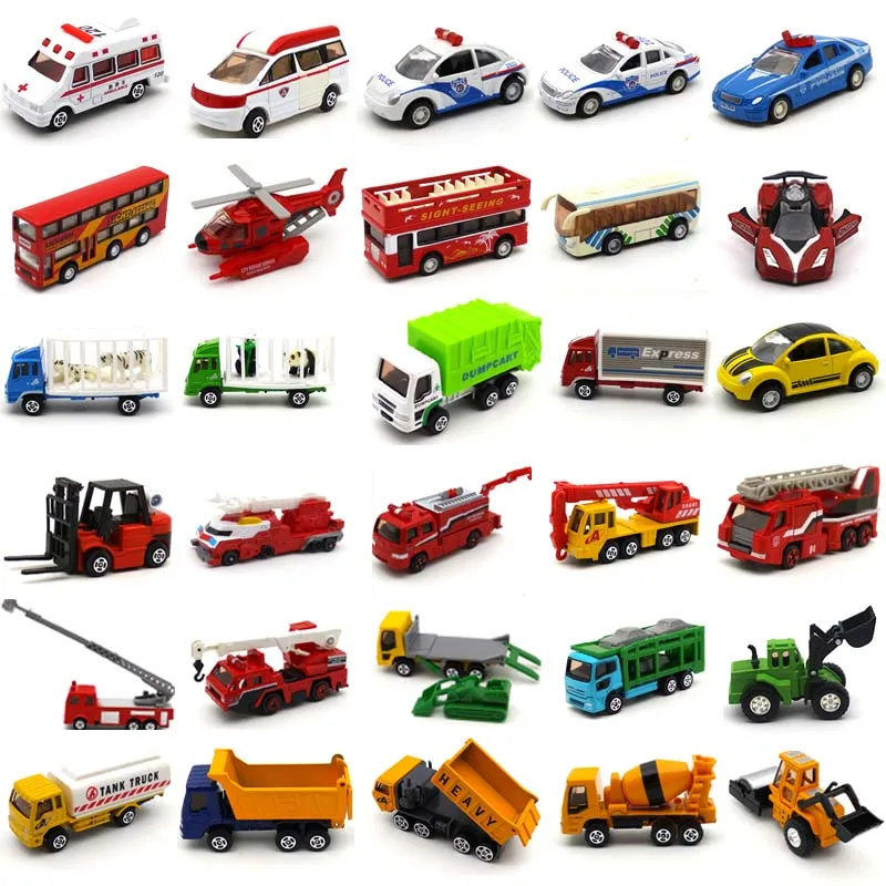 A&L Orly :64 Coche de Aleación, Camión de Bomberos de Rescate, Rodillo Compactador de Ingeniería, Coche Pequeño de Bolsillo ...