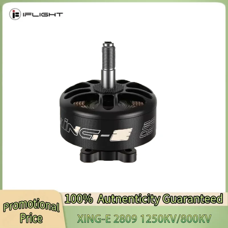 

IFlight XING-E 2809 1250KV / 800KV 4-6S FPV Cinelifter Motor with 5mm Steel Shaft for FPV