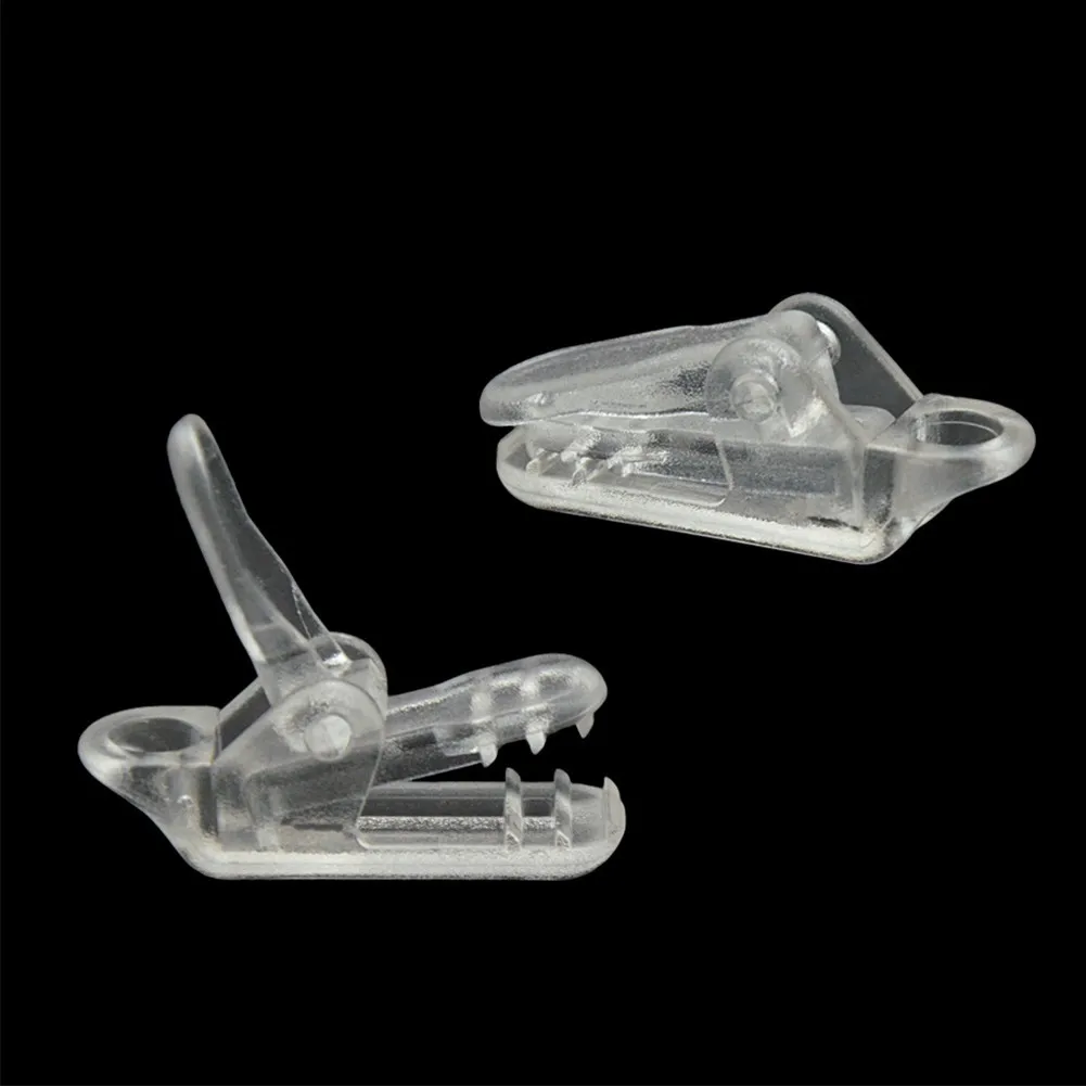 

Брезентовые зажимы для тентов, фотоосвещение, 10 шт., брезентовые зажимы из АБС-пластика, прозрачные для палаток/фургонов/навесов, прочные