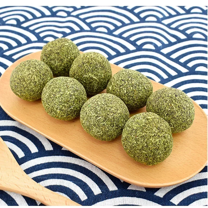 5PCS Natural Catnip Cat Wall Stick-on Ball Toys Treats Healthy Natural Removes Hair Balls To Promote Digestion Cat Grass Snack