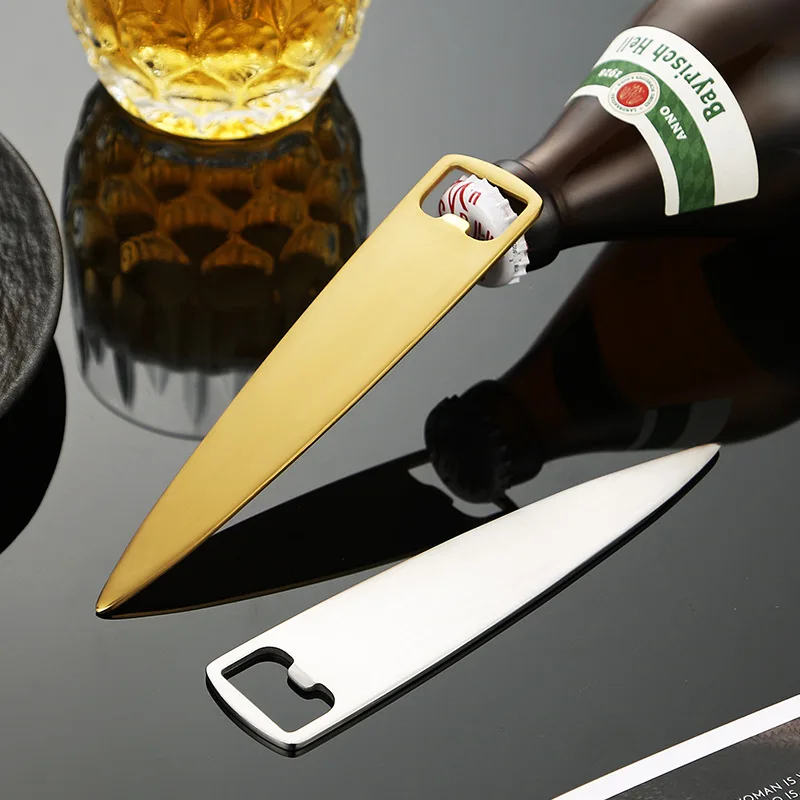 

50 шт., плоский брелок с открывалкой для пивных бутылок из нержавеющей стали для бара, бармеров, мужчин и женщин, кухонная вечеринка