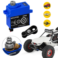 7KG RC Digital Micro Servo with Servo Horn Metal Gear Servo Digital Servo for TRX4 TRX6 SCX10 III 1/10 RC Crawler Car