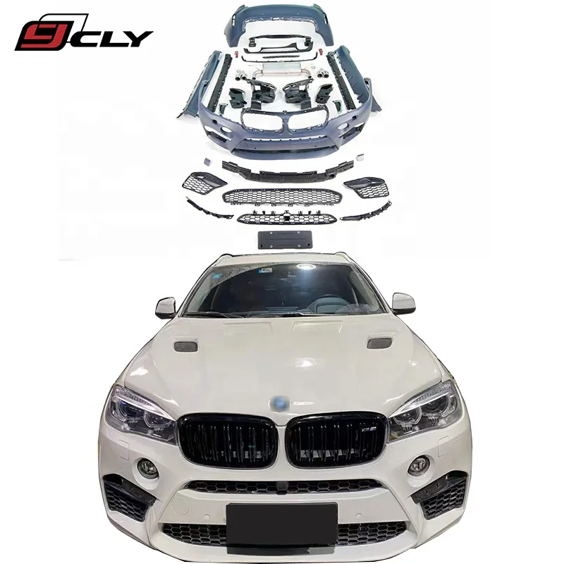 

CLY X6M Style Body Kit for BMW X6 F16 | Front/Rear Bumpers + Side Skirts + Exhaust | Upgrade | Limited Time Offer!