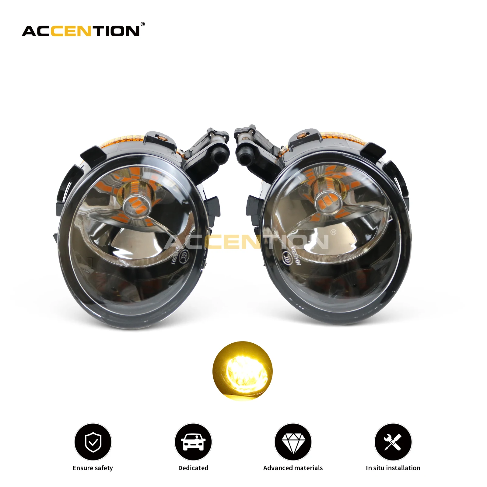 Światło samochodowe do Seat Ibiza 2009 2010 2011 2012 Światło przeciwmgielne LED Światło przeciwmgielne Światło przeciwmgielne Osłona kratki Zestaw żarówek — zdjęcie 4