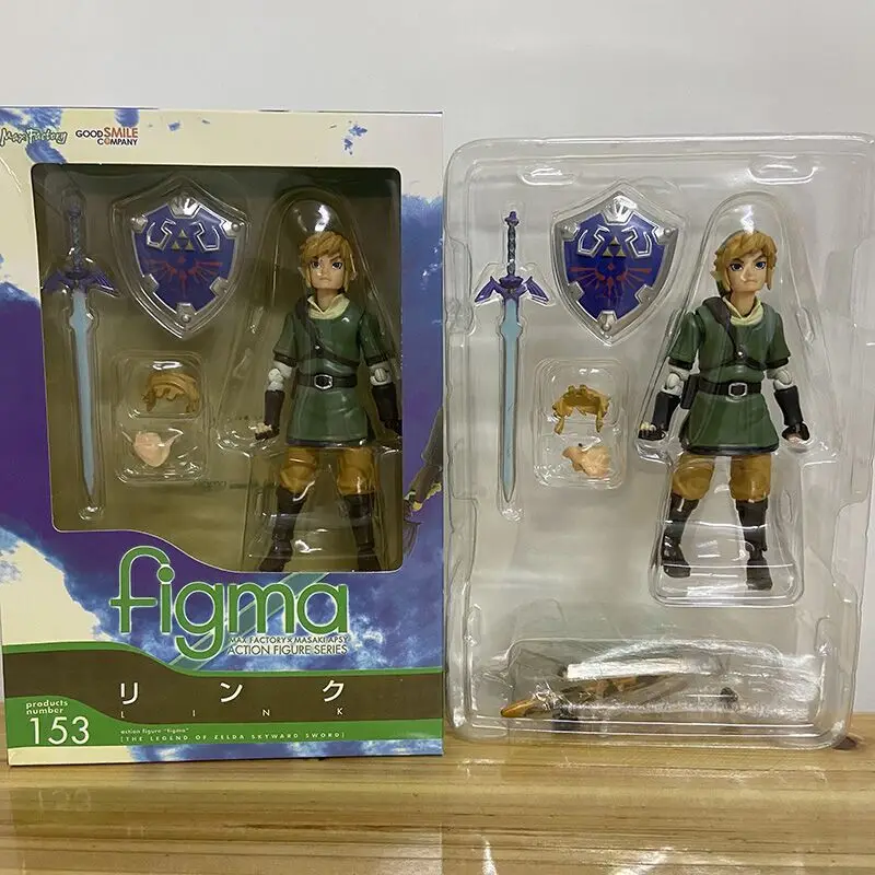 Luxuriöses Skyward-Schwert Figma 320 Link Zelda Twilight Princess DX Ver. Actionfigur Breath Of The Wild Figura Modellspielzeug 16CM – Detail 17