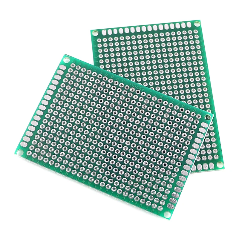 Imagem -04 - Single Sided Protótipo Pcb Kit Faça Você Mesmo Universal Circuito Impresso Breadboard Kit Verde 5x7cm Pcs