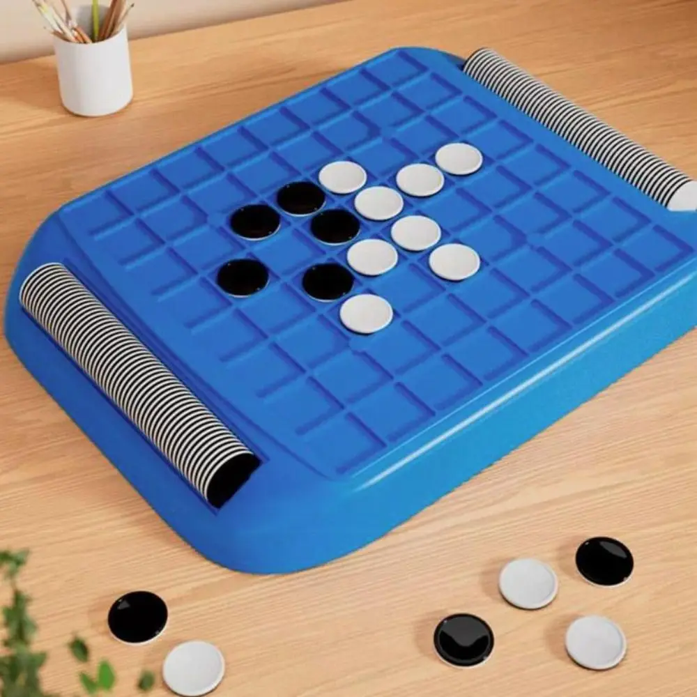 

Настольная игра: Черно-белая шахматная доска-перевертыш для взаимодействия родителей и детей, портативная, сенсорная, Монтессори