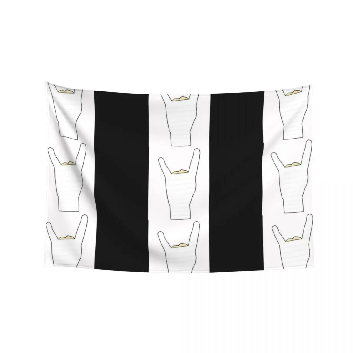

white tape hand Flag Tapestry Decor Home Room Decoration Korean Style Aesthetic Room Decor Bedroom Decor Aesthetic Tapestry