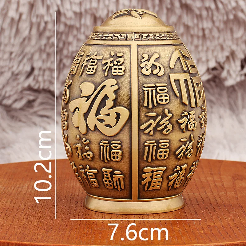 Brass Toothpick Holder Plum Orchid Bamboo Chrysanthemum Crafts Ornament Office Living Room Pure Copper Dragon Phoenix Too
