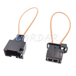 1Pcs MOST Fiber Optical Optic Loop Bypass Adapter Cable Socket AC Assembly For Audi BMW Porsche Mercedes-Benz