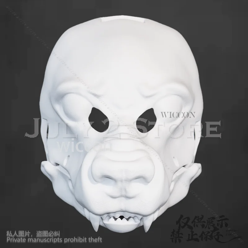 Furry Cosplay Artist Horror Kigurumi Furrysuit Costume Anime 3D Polylactic Acid Mask Dog Skull Diy Props Gifts Animal Customized