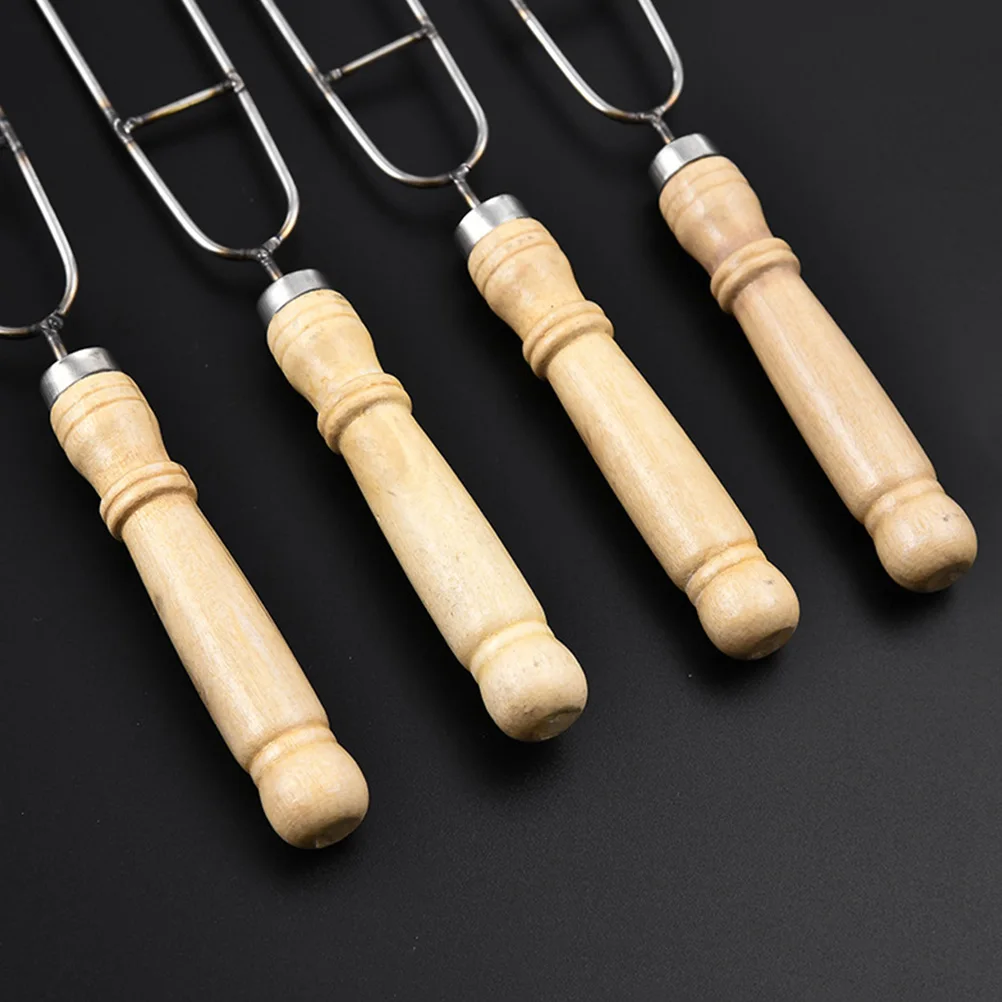 

10Pcs Portable Bbq Skewer Set Safe Non-Toxic Roasting Forks for Grilling Sausage Marshmallows Outdoor Picnic Grill Skewer